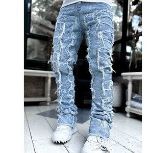 Pantalon empilé pour homme de haute qualité, taille élastique, toile légère, respirant, séchage rapide, décontracté, taille mi-haute, coupe droite - Product Image 3