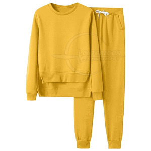 Survêtement décontracté pour femmes Ensemble deux pièces de survêtement de jogging 2025 Logo personnalisé à bas prix - Product Image 1