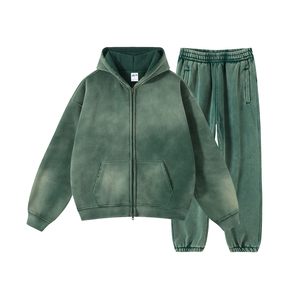 High Quality logo Sweatsuit Women Hoodies and Sweat <b>Pants</b> Set Unisex Tracksuits Spandex Polyester - Product Image 3