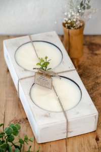 Vela de madera de Estilo Vintage al por mayor y cuenco de masa para el hogar y el hotel, accesorio decorativo de boda económico - Product Image 2