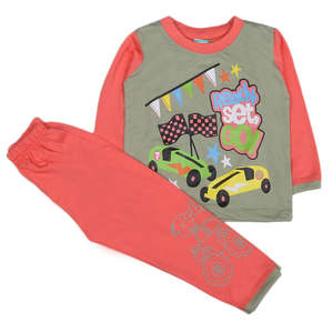Traje de 2 Piezas de Manga Larga para Niños - Verde - Product Image 3