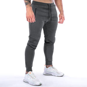Nuevos Pantalones deportivos europeos y americanos transfronterizos al por mayor, pantalones deportivos ajustados para hombre con logotipo personalizado para hombre - Product Image 4