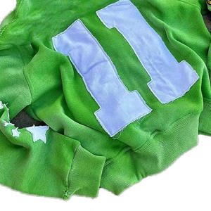 Sweats à capuche brodés en coton molletonné personnalisé uni pour hommes, Pakistan, meilleur produit de haute qualité, meilleure vente pour hommes - Product Image 4