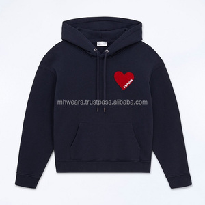Impression personnalisée, sweat à capuche unisexe surdimensionné en molleton 100% coton, poids lourd 500 g/m², sweat à capuche d'hiver pour homme - Product Image 1