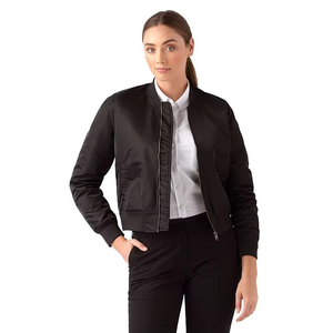 Chaquetas de Invierno Acolchadas con Cierre de Burbuja en Colores Sólidos de Fabricantes OEM, Chaquetas Bomber para Mujer, Precio de Mayoreo - Product Image 4