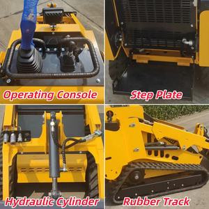 DP-T750 Gummi bahn Mini-Kompakt lader <span class=keywords><strong>Dingo</strong></span> Bagger lader Micro Loader Heißer Verkauf Kompakter Kompakt-Kompakt lader mit Bulldozer blatt - Product Image 6