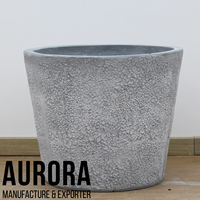 Jardinières d'extérieur durables et écologiques en fibrociment du Vietnam, avec trou de drainage, finition peinture personnalisable - Marque privée pour