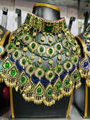 Ensemble de bijoux pour femmes afghanes en acier inoxydable moderne, inspiré de l'ethnique, charme pour les célébrations, les mariages, les fêtes, les rassemblements culturels - Product Image 2