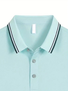 เสื้อผ้าลำลองสีฟ้าอ่อนสำหรับผู้ชายและผู้หญิง ลายทางทันสมัย ระบายอากาศได้ดี แห้งเร็ว เป็นมิตรกับสิ่งแวดล้อม ผลิตจากวัสดุออร์แกนิก เหมาะสำหรับใส่เล่นกีฬากลางแจ้ง ฤดูร้อน 2025 - Product Image 6