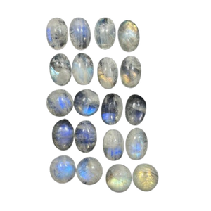 พลอยทรงหลวมรูปพระจันทร์สีรุ้งทรงรี3มม. ทรงรี - Product Image 1