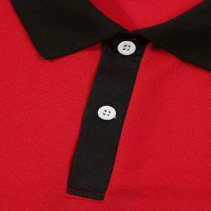 Camisetas de Golf de malla de algodón piqué informales lisas de alta calidad al por mayor camisetas polo sencillas con logotipo personalizado para hombre - Product Image 4