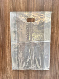 Sacs de courses écologiques en plastique PE HDPE personnalisés pour les plats à emporter, la restauration rapide, la boulangerie, les boissons - Product Image 4