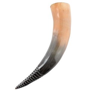 High on Demand water Safe Genuine Agate Drinking Horn <b>Viking</b> Drinking Horn with Leather Holder Wedding Home Hotel From India - Product Image 1