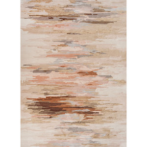 Tapis Genesis Classic en laine et viscose tufté à la main, couleur ivoire, TNQ-4393, pour la maison et la voiture - pour le salon et le couloir, motif rectangulaire - Product Image 1