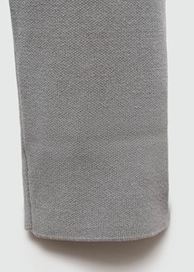 เสื้อสเวตเตอร์ถักไหมพรมแบบมีซิป 1/4 ตัว สไตล์หลวม สีพื้น อุ่นสบาย แบบถักลายเคเบิ้ล ฮิปฮอป สำหรับผู้ชาย ผลิตตามแบบ OEM - Product Image 6