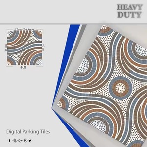 Vistaar Factory Supply Mejor precio Exterior Heavy Duty Floor Parking Tejas Cerámica Entrelazado Antideslizante Porcelana Brillante Mate - Product Image 3