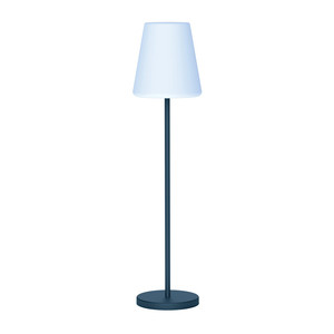 Piantana Solare LED Mod. Lola Slim 120 Antracite con Telecomando - Product Image 1
