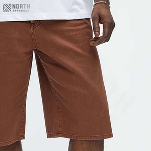 Pantalones Cortos Cargo de Sarga de Algodón para Hombre, Diseño Urbano, Cierre con Cordón, Personalizados al por Mayor, Ligeros, Casuales, Antiarrugas - Product Image 5
