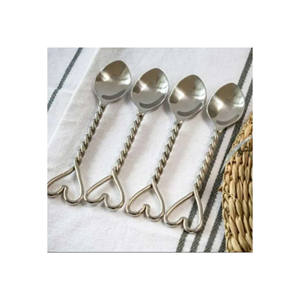 Cuillère à café à fleurs unique en laiton pour la vente en gros Cuillère à couverts à fleurs en laiton de bonne qualité pour la cuisine et la table à faible coût - Product Image 2