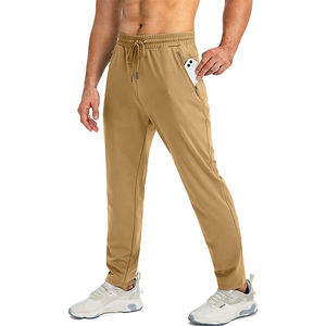 <b>Men's</b> Custom Print Jogger Sweat Pants Elastic High Waist New Casual Stacked Fit <b>Trousers</b> - Product Image 5