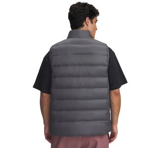 เสื้อกั๊กขนเป็ดสีเทาสำหรับผู้ชาย, เสื้อกั๊กคอตั้งมีซิป400แกรมเสื้อโค้ทเสื้อกั๊กขนเป็ดแขนกุดออกแบบได้ตามต้องการขนาด - Product Image 2