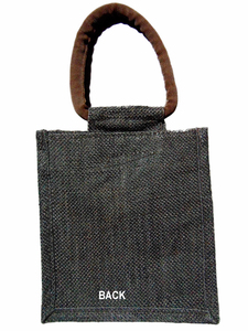 Petite pochette cadeau en jute écologique durable et élégante avec motif de fruits pour bijoux et accessoires Sacs à provisions - Product Image 2
