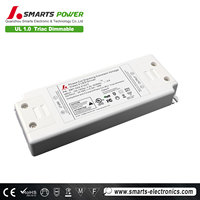 Alimentation LED à variation de phase 12V 24V, certifiée UL CUL, driver LED à tension constante Triac 12W avec 7 ans de garantie