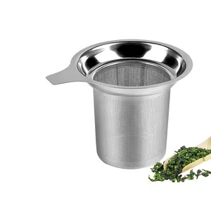 Passoire à thé pour ustensiles de cuisine en acier inoxydable et filtre à café de qualité alimentaire passoire à thé fine pour théières tasses - Product Image 1