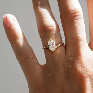 Bague de fiançailles personnalisée en diamant CVD taille ovale 2,0 carats, solitaire en diamant de laboratoire certifié IGI, bague de mariage pour femme, haute joaillerie - Product Image 3