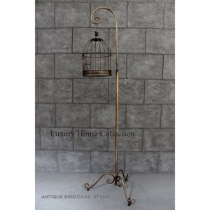 Jaulas y casas de mascotas decorativas de Metal de diseño gigante único para pájaros y otras mascotas Producto Aspecto recubierto de polvo de Color negro - Product Image 5