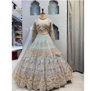 Lehenga Choli bordado de alta calidad para bodas y fiestas Lehenga Choli nupcial a un precio asequible - Product Image 1