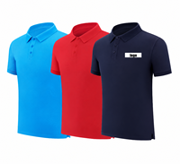 Polo pour homme en coton 100% de haute qualité OEM, broderie personnalisée et logo imprimé, respirant, tricoté
