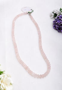 Cuentas de Aguamarina Rosa Suave, 1 Hilo, Piedra Preciosa Natural de 6-8mm para la Elaboración de Joyería Fina - Product Image 5