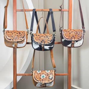 Haute qualité Designer mode luxe usiné à la main en cuir unique épaule sac à bandoulière pour femmes en cuir de vachette sacs de selle - Product Image 4