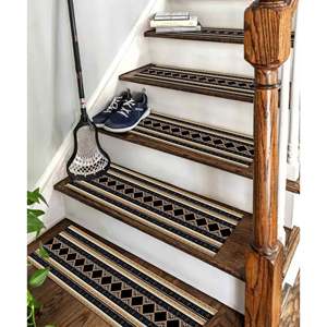 Tapis imprimé de fleurs : motif Kilim, motif ethnique, botanique, lavable en machine, tapis d'appoint - Product Image 3