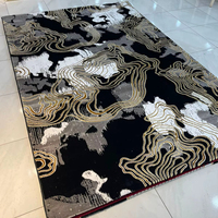 Tapis Goldenmoon personnalisables en polypropylène abstrait WILTON, fabriqués à la machine, ensemble de tapis rembourrés de haute qualité, fabriqués en Turquie