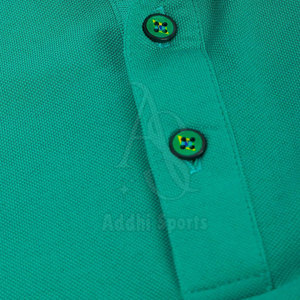 Chemise en coton tricoté à motif uni décontractée pour homme, manches courtes, boutonnée, logo personnalisé, séchage rapide, livraison rapide, vente en gros - Product Image 5