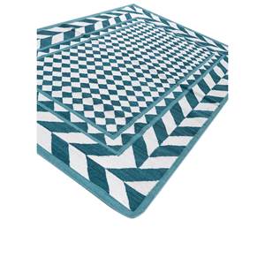 พรมขนสัตว์ทอลายเรียบแบบอัลฮัมบรา ไอวอรี่ ลายเรขาคณิต สำหรับตกแต่งบ้าน-ADWP-13056 - Product Image 2