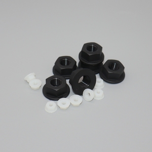 Đen trắng DIN 6923 Nylon mặt bích hạt M3 M4 M5 M6 M8 M10 M12 nhựa Hex mặt bích hạt cho công nghiệp xây dựng ốc vít - Product Image 6