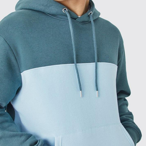 Venta al por mayor de alta calidad de talla grande Sudadera con capucha de lana para hombres logotipo personalizado bordado gimnasio Fitness chándal de gran tamaño de peso pesado sólido - Product Image 3