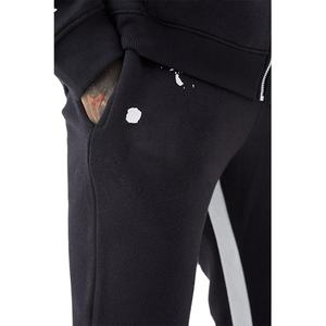 Custom <b>Paints</b> Style Panel Design Hot Selling Streetwear Slim Fit French Terry Heavyweight Winter Wear Men's Joggers - Product Image 4