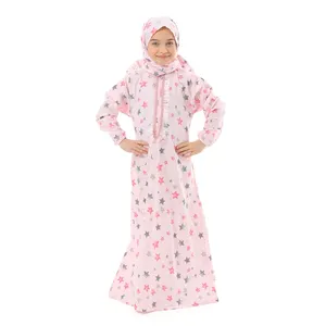 Mädchen muslimisches Gebetskleid Hijab Abaya Ramadan islamisches Gebetskleid Bescheidenheit Outfits arabisches langes Gebetskleid islamisches Kleid