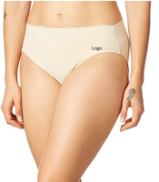 Culottes sexy pour femmes, coupe haute, en tricot, unies, sans coutures, respirantes, en tissu écologique, personnalisables ODM, avec ceinture en U lisse et confortable