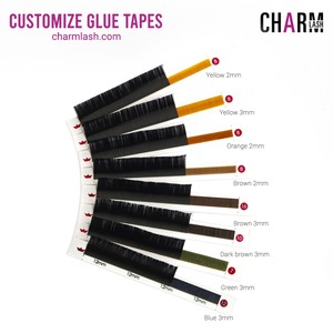 Extensions de cils individuels noirs mats de haute qualité, sans plis, base en plastique transparent - Product Image 4