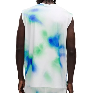 New Design Washed <b>Men's</b> Fashionable Sporty Breathable Quick Dry Tank Top High Street Outdoor Summer Arrival Heavyweight 100% - Product Image 3