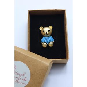 Bavgay Bear orsacchiotto blu maglione spilla spilla spilla
