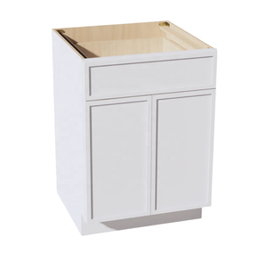 Gabinetes de Cocina de Madera Blanca de Fabricante Vietnamita, Estilo de Diseño Moderno para Sala de Estar, Dormitorio y Baño - Product Image 4