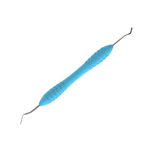 Spatule universelle en silicone souple de qualité supérieure, 1,5-2,0 mm, bleu clair, outil de placement composite, instrument réparateur double extrémité - Product Image 4