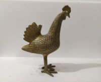Statue de poule décorative en métal, Figurine de coq, Sculpture de jardin, Statues de poulet pour la décoration de la maison et des hôtels.
