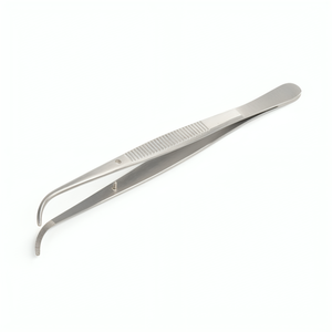 Semken Premium Quality 12,5 Cm/4,9 \ "Fórceps de vendaje Fórceps de tejido atraumático curvo para limpiar dientes de relleno Horizontal - Product Image 1